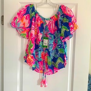 Lilly Pulitzer NWT off shoulder top